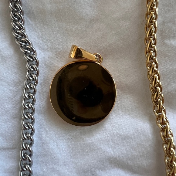 Four piece gold plated and silver necklace and bracelet set - Picture 3 of 10